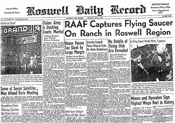 11 Articolo Roswell UFO crash web