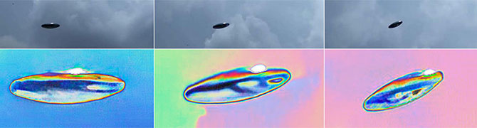 38 Analisi Ufo tre foto